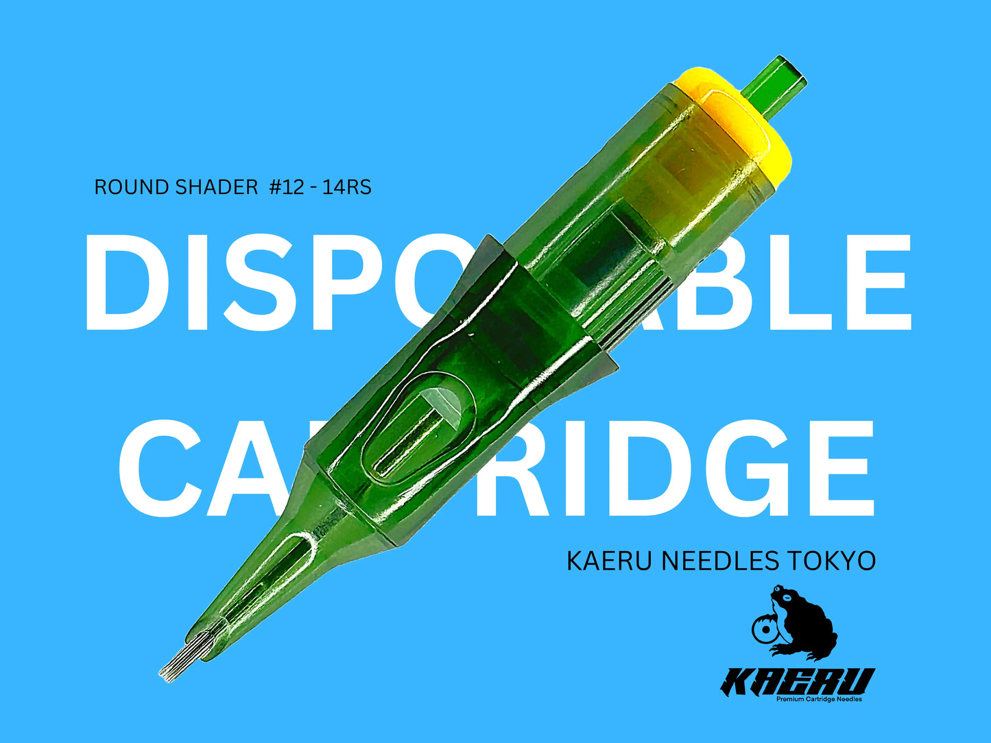 KAERU PREMIUM CARTRIDGE NEEDLES (ROUND SHADERS)